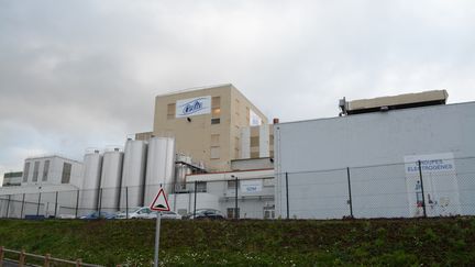 L'usine Lactalis de Craon (Mayenne), le 11 janvier 2017. (RONAN HOUSSIN / CROWDSPARK/ AFP)