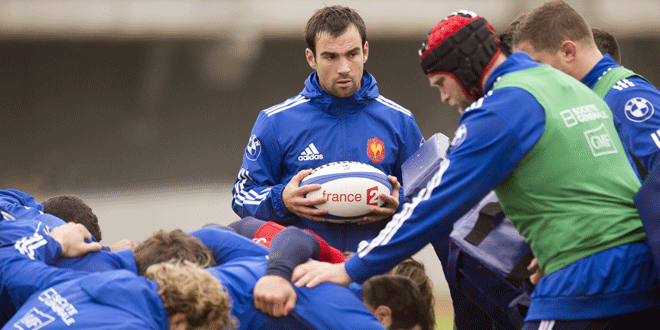 Morgan Parra à l'entraînement