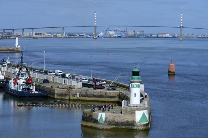 Le port de Nantes Saint-Nazaire, le 27 avril 2014. (  MAXPPP)