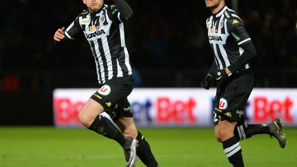 Pierrick Capelle et Angers toujours en haut de la Ligue 1 ! (JEAN-FRANCOIS MONIER / AFP)