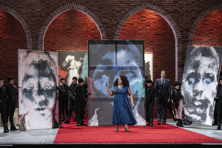 Latonia Moore dans "Tosca" à l'opéra de Rouen (Arnaud Bertereau)