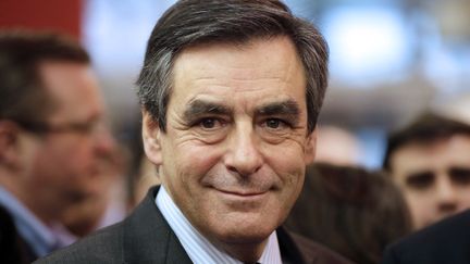 L'ancien Premier ministre Fran&ccedil;ois Fillon (UMP), lors du Salon de l'agriculture &agrave; Paris, le 28 f&eacute;vrier 2013. (KENZO TRIBOUILLARD / AFP)