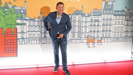 L'acteur Dany Boon pose durant la promotion de&nbsp;son film "8 Rue de l'Humanite" diffusé à partir de mercredi 22 octobre 2021 sur Netflix (DENIS CHARLET / AFP)