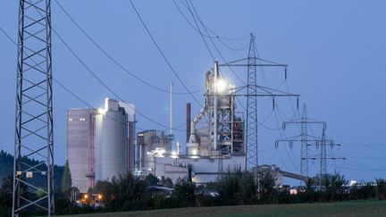 Une cimenterie à Rottweil (Allemagne), le 6 septembre 2023. (SILAS STEIN / DPA / AFP)