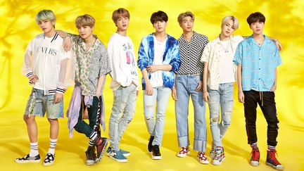 Les sept garçons coréens de BTS, le groupe phare de la K-Pop. (BIG HIT ENTERNTAINMENT)