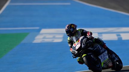 Le Français Johann Zarco au guidon de sa Ducati (JAVIER SORIANO / AFP)