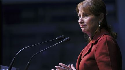 Ségolène Royal à Châtellerault, le 8 décembre. (GUILLAUME SOUVANT / AFP)