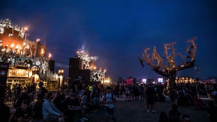 Image d'ambiance du Hellfest, ici en juin 2018.&nbsp;&nbsp; (VIANNEY LE CAER/SHUTTER/SIPA / REX)