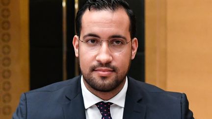 Alexandre Benalla devant la Commission d'enquête du Sénat le 19 septembre 2018. (BERTRAND GUAY / AFP)