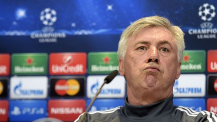 Carlo Ancelotti, l'entraîneur du Real Madrid (GERARD JULIEN / AFP)