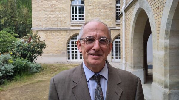 Ambroise Laurent, secrétaire général adjoint de la Conférence des évêques de France. (SIMON CARDONA / RADIO FRANCE)