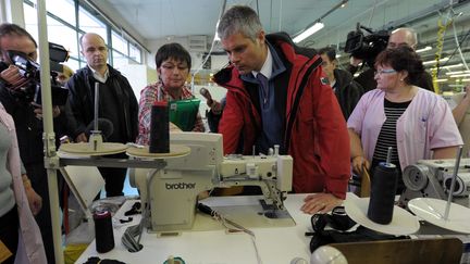 Le ministre de l'Enseignement et maire du Puy-en-Velay Laurent Wauquiez, le 27 janvier 2012 &agrave; Yssingeaux (Haute-Loire). (CLAUDE ESSERTEL / LE PROGRES / MAXPPP)