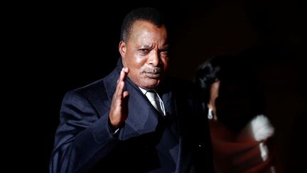 Le président du Congo-Brazzaville,&nbsp;Denis Sassou Nguesso, à Paris le 10 novembre 2018. (REUTERS - BENOIT TESSIER / X02011)