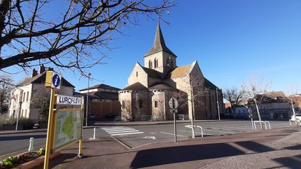 Le village de&nbsp;Lurcy-Lévis (Allier) durant le confinement, en novembre 2020. (SEBASTIEN BAER / RADIO FRANCE)