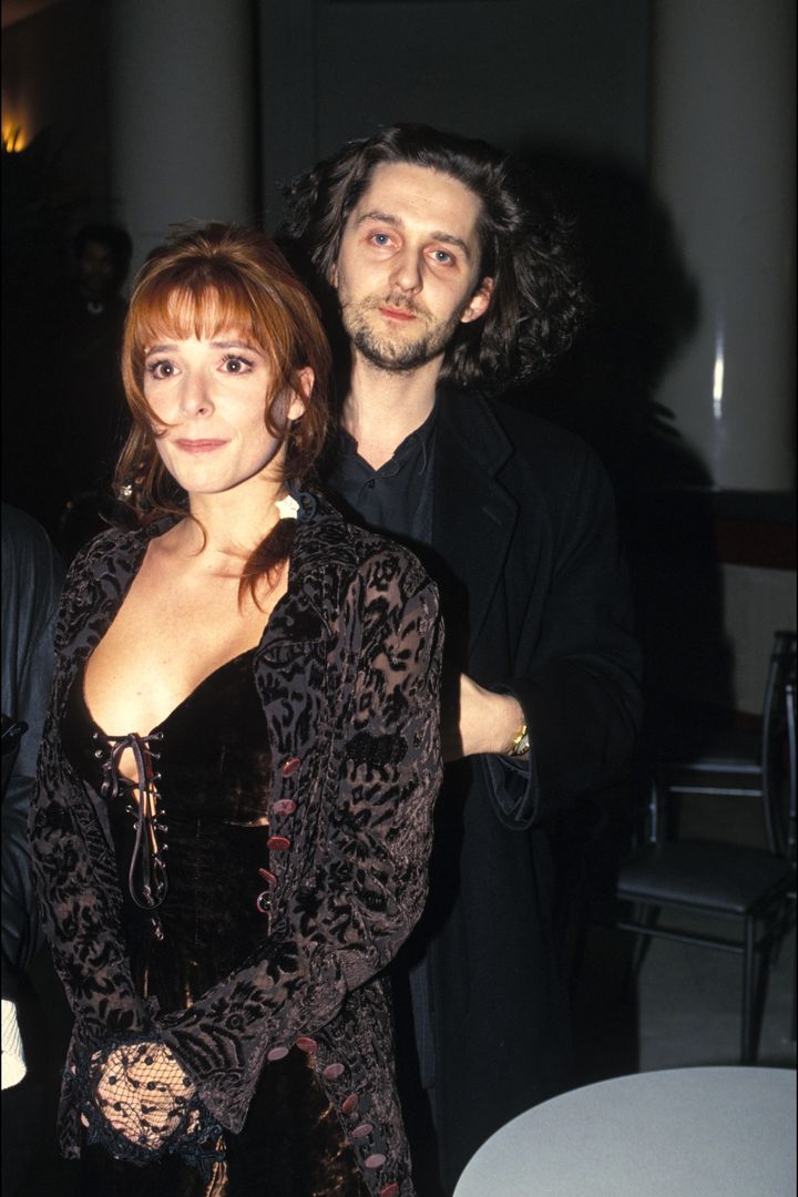 Mylène Farmer et Laurent Boutonnat à l'avant-première du film "Giorgino". (ARNAL / GAMMA-RAPHO)