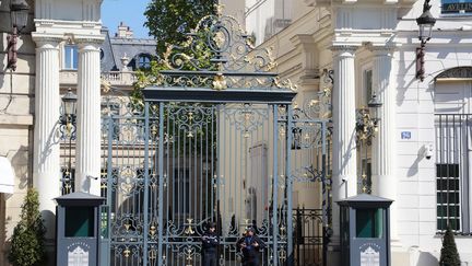 Le ministère de l'Intérieur, place Beauvau à Paris, le 1er avril 2020.&nbsp; (LUDOVIC MARIN / AFP)