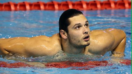 &nbsp; (Sous l'impulsion de Florent Manaudou, les Bleus ont été sacrés champions du monde du 4x100 mètres nage libre © SIPA)