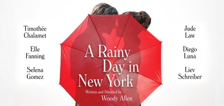 L'affiche du nouveau film de Woody Allen, "Un jour de pluie à New York". (Amazon Studios)