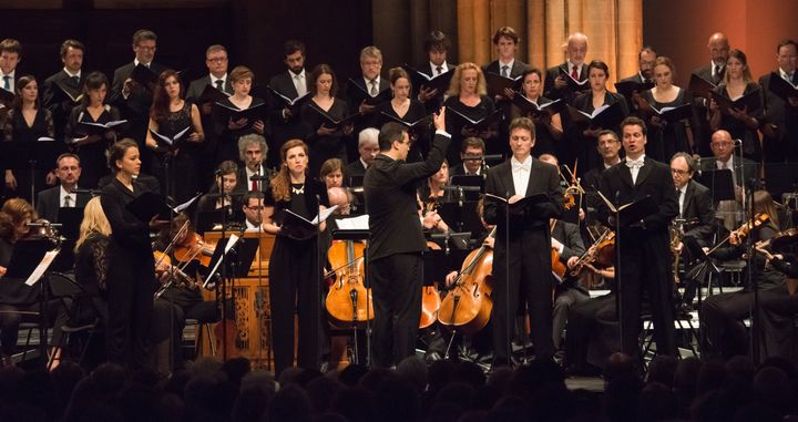 Alarcon dirige le Choeur de chambre de Namur et les solistes dans le "Requiem" de Donizetti
 (FSD 2016/C. Fillieule)