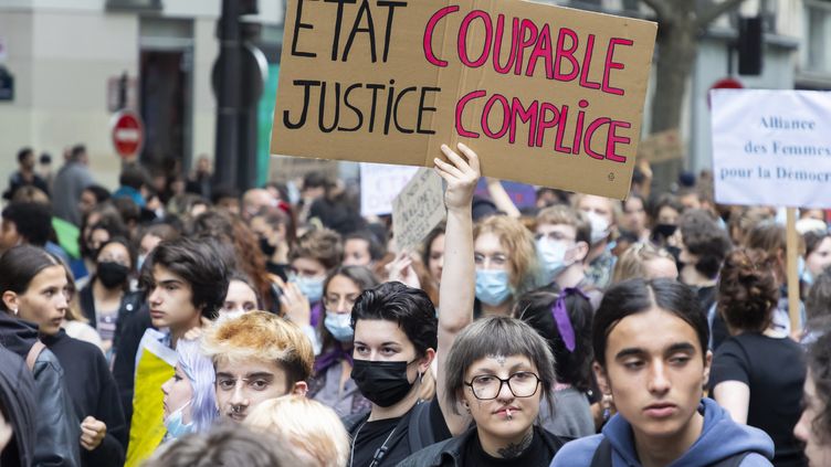 A feminist march initiated by the Nous tous collective on June 25, 2021 (VINCENT ISORE / MAXPPP)