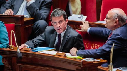 Le Premier ministre, Manuel Valls, à l'Assemblée, le 11 mai 2016. (MAXPPP)