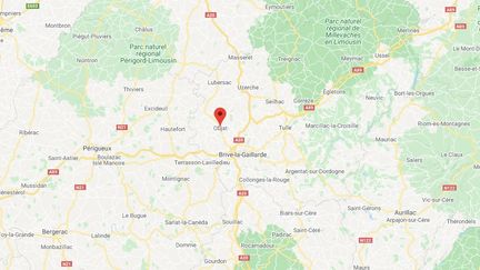 La commune d'Objat, en Corrèze. (GOOGLE MAPS)