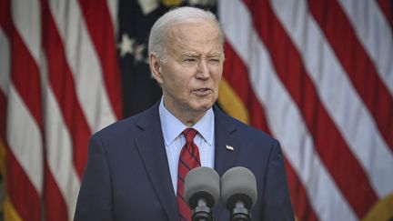 Le président américain Joe Biden, à Washington (Etats-Unis), le 13 mai 2024. (CELAL GUNES / AFP)