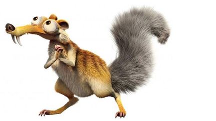 &nbsp; (Le scrat, petit écureuil, est un personnage de l'Age de glace obsédé par un gland. © Fox)