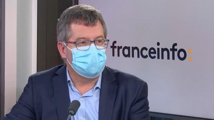 Emmanuel Le Roch, délégué général de Procos, était l'invité éco de franceinfo, le 20 janvier 2022. (FRANCEINFO / RADIOFRANCE)