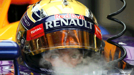 Le pilote Red Bull Sebastian Vettel