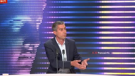 François Ruffin, député LFI de la Somme, était jeudi 30 juin l’invité du 8h30 franceinfo.&nbsp; (FRANCEINFO / RADIOFRANCE)