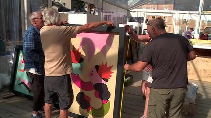 Les bénévoles du Festival des théâtres de marionnettes (France 3 Champagne-Ardenne E. Reaux / M. Meyer / L. Klein)