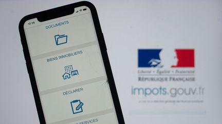 Le site des impôts pour déclarer votre bien immobilier.  (ROMAIN LONGIERAS / HANS LUCAS / AFP)