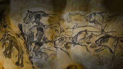 Réplique de peintures de la Grotte Chauvet
 (CHRISTOPHE LEPETIT / ONLY FRANCE / AFP)