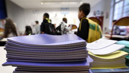 Des écoliers dans une salle de classe à Nancy (Meurthe-et-Moselle), le 3 septembre 2018. (MAXPPP)