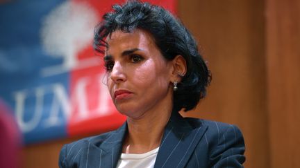 Rachida Dati, le 8 novembre 2012, lors d'un meeting de l'UMP &agrave; Paris. (BERTRAND GUAY / AFP)