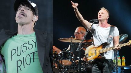 Les Red Hot Chili Peppers et Sting affichent leur soutien aux Pussy Riot lors de concerts en Russie
 (Alexei Danichev et Ruslan Krivobok / RIA NOVOSTI)