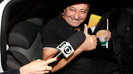 &nbsp; (Cesare Battisti à Sao Paulo le 12 mars 2015 © Maxppp)