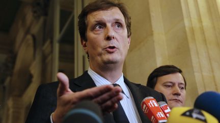 Le d&eacute;put&eacute; J&eacute;r&ocirc;me Chartier, proche de Fran&ccedil;ois Fillon, le 26 novembre 2012 &agrave; l'Assembl&eacute;e nationale, &agrave; Paris. (PIERRE VERDY / AFP)