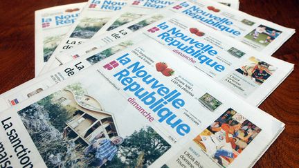 Le journal régional "La Nouvelle République" (image d'illustration).&nbsp; (ALAIN JOCARD / AFP)