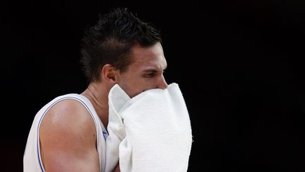 L'Italien Danilo Gallinari lors de l'Euro 2015, le 16 septembre 2015, à Villeneuve-d'Ascq (Nord).&nbsp; (BENOIT TESSIER / REUTERS)