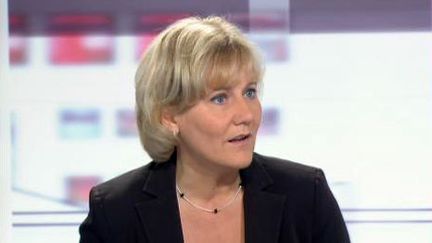 Nadine Morano était l'invitée des 4 Vérités sur France 2, le 27 juin 2011. (France 2)