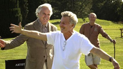 Dustin Hoffman avec Billy Connolly 
 (Headline Pictures)