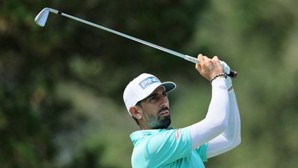 Le golfeur Matthieu Pavon lors du tournoi de Cromwell aux Etats-Unis, en juin 2024. (ANDY LYONS / GETTY IMAGES NORTH AMERICA)