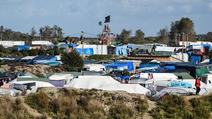 La "jungle" de Calais, le 17 octobre 2016. (DENIS CHARLET / AFP)