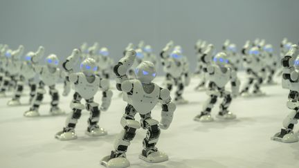 Démonstration des robots lors du&nbsp;Beijing International Consumer electronics Expo, en juillet 2017. (ZHANG PENG / LIGHTROCKET / GETTY IMAGES)