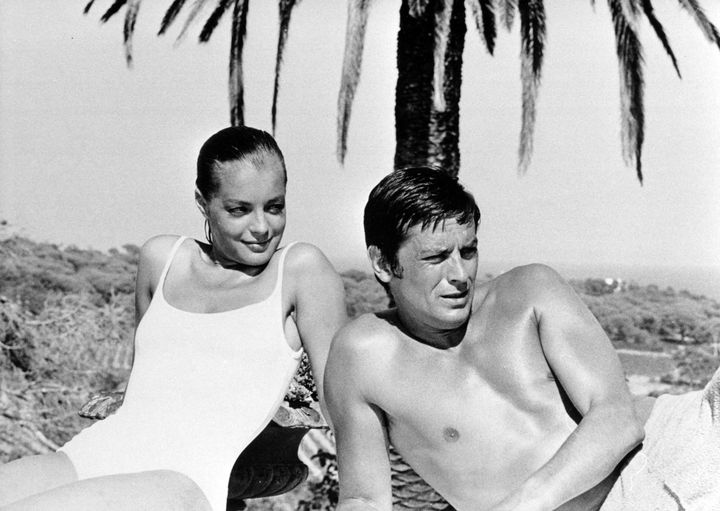 Romy Schneider et Alain Delon dans 