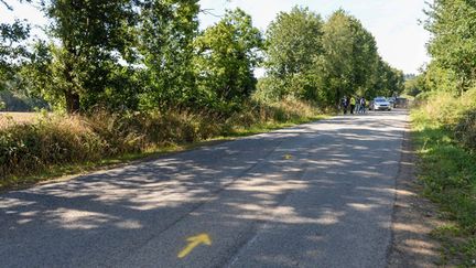 &nbsp; (L'accident s'est produit ce dimanche, vers 1h24, sur cette route, la D17, au lieu-dit Route de la Chaise sur la commune de Rohan (Morbihan) © Maxppp)