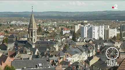 La ville de Guéret en Creuse. (France 2)