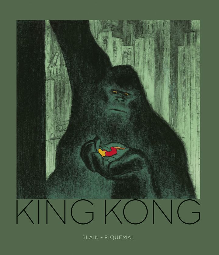 Couverture de "King Kong", Michel Piquemal, Christophe Blain&nbsp; (Christophe Blain, Robinson / Hachette)